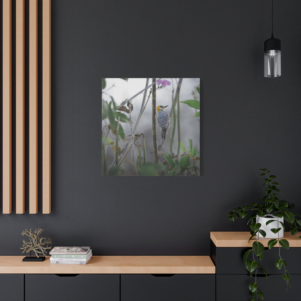Golden-Cheeked Woodpecker | Canvas Print