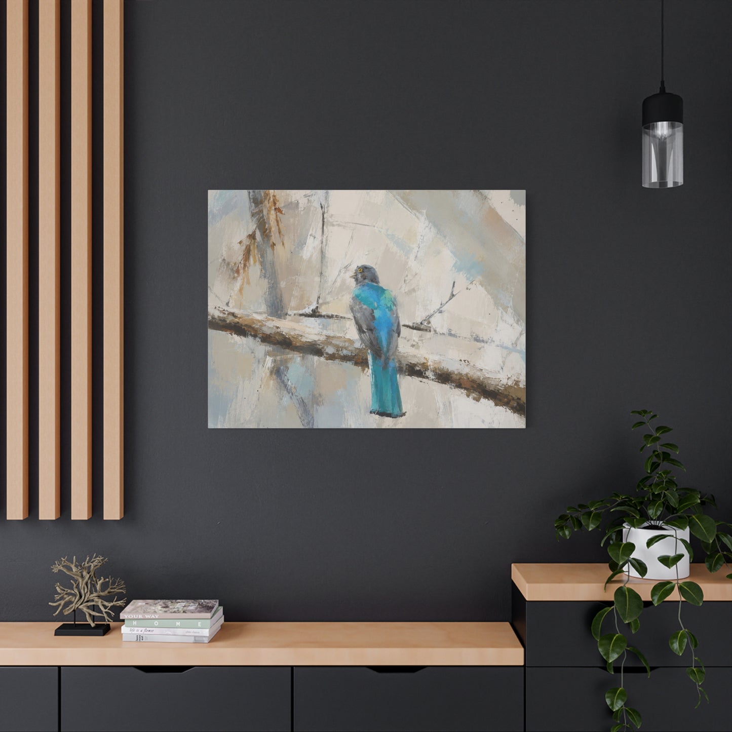 Trogon Abstract Canvas Print