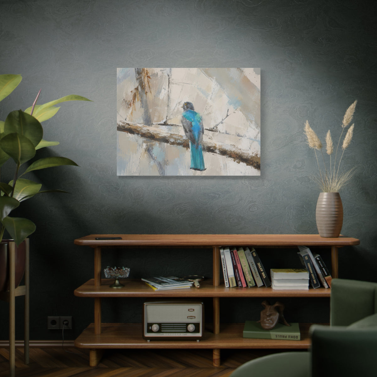 Trogon Abstract Canvas Print