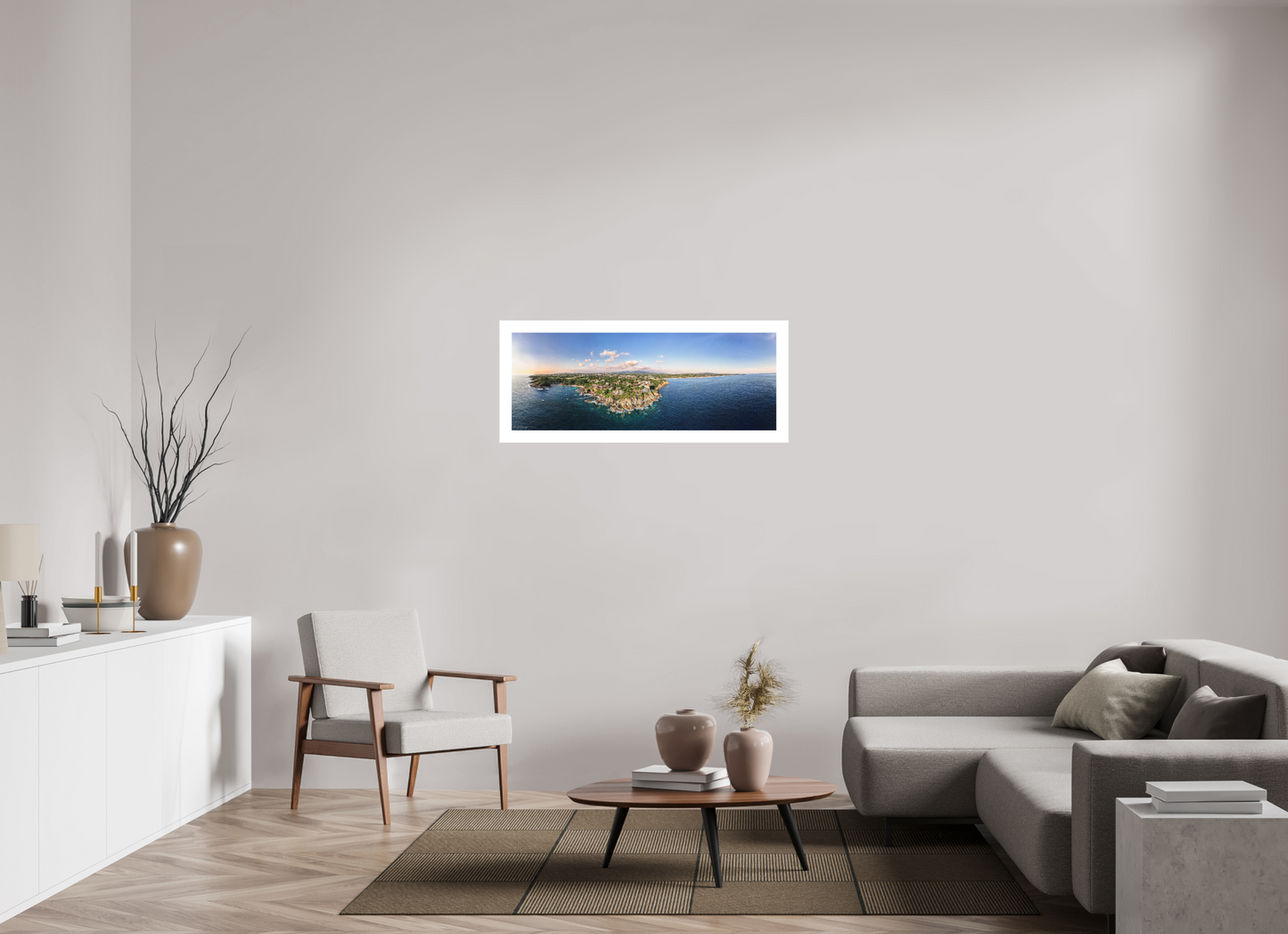108.3 x 40 cm, Fine Art Paper (Hahnemühle Photo Rag 308) Puerto Panorama | Acrylic Glass Fine Art Print
