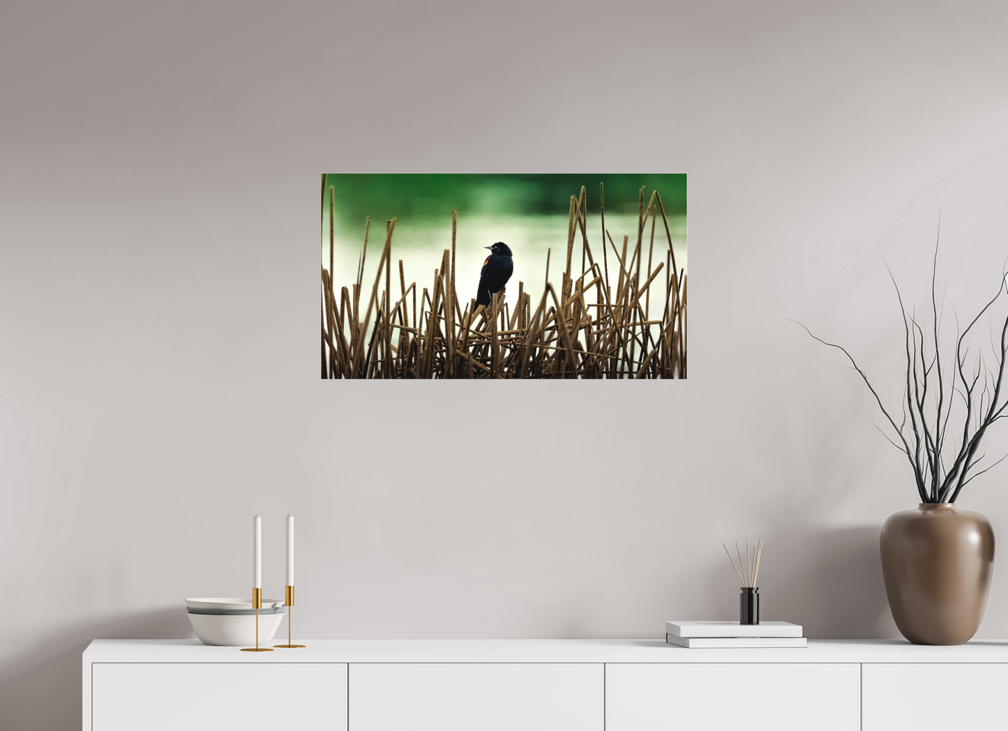 80 x 45 cm, Photo Print Under Acrylic Glass 2 mm, Matte BLACKBIRD