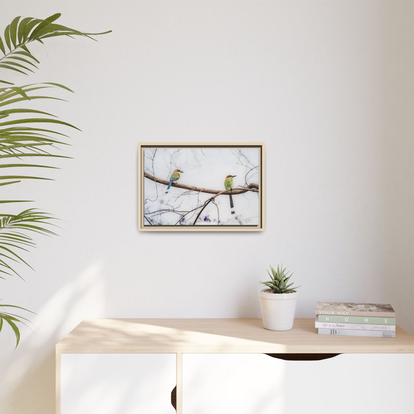 Twin Motmot | Framed Canvas
