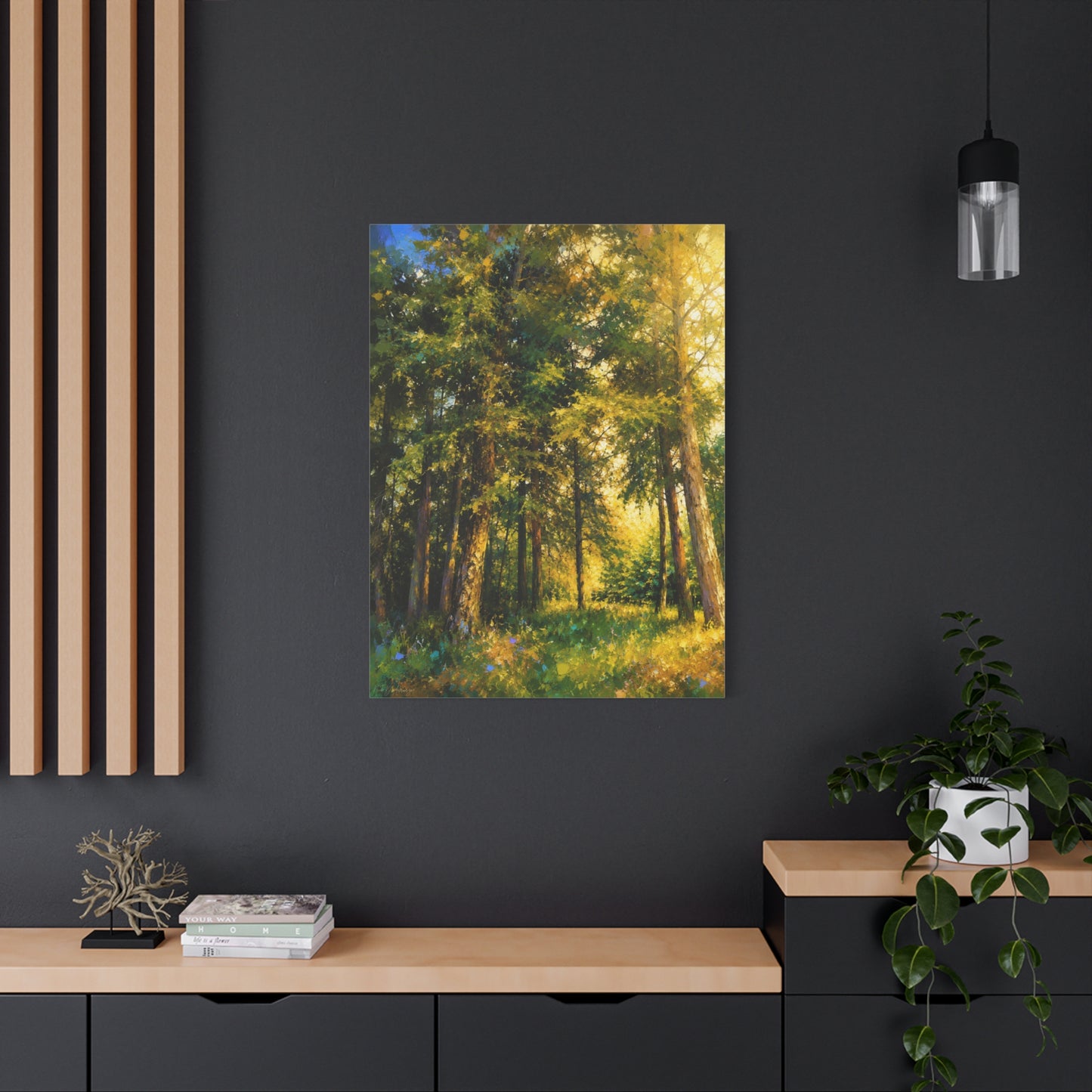 Apsley Forest Abstract Canvas Print