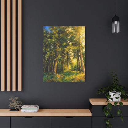 Apsley Forest Abstract Canvas Print