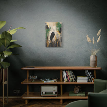 Blackbird Abstract Canvas Print