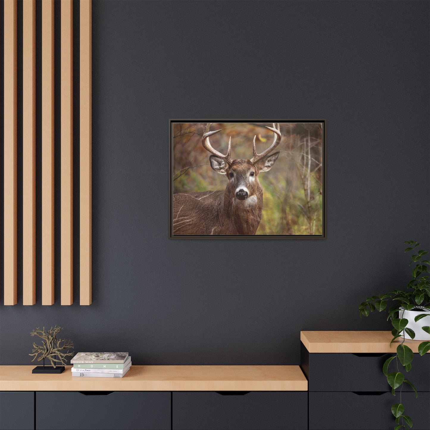 Woodland Buck | Framed Canvas