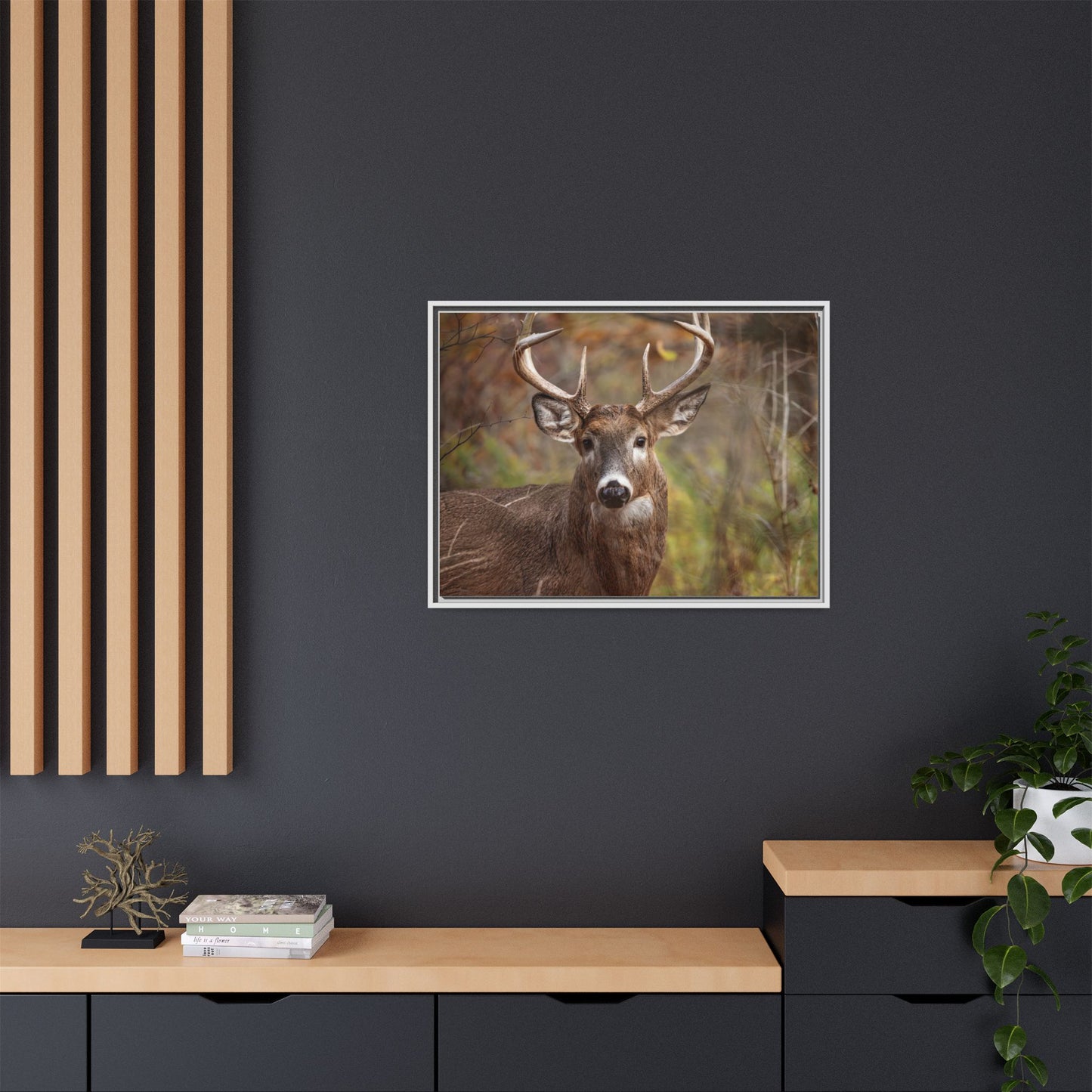 Woodland Buck | Framed Canvas