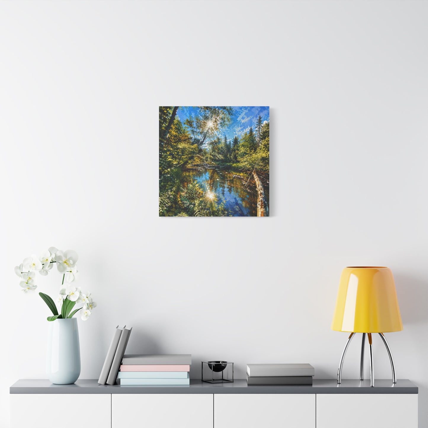 Apsley River Abstract Canvas Print