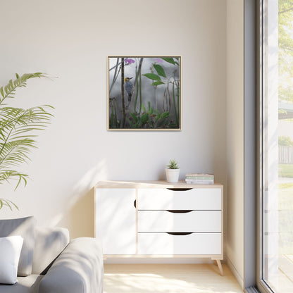 Golden Cheek | Framed Canvas