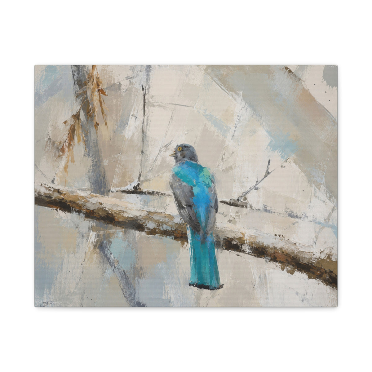 Trogon Abstract Canvas Print