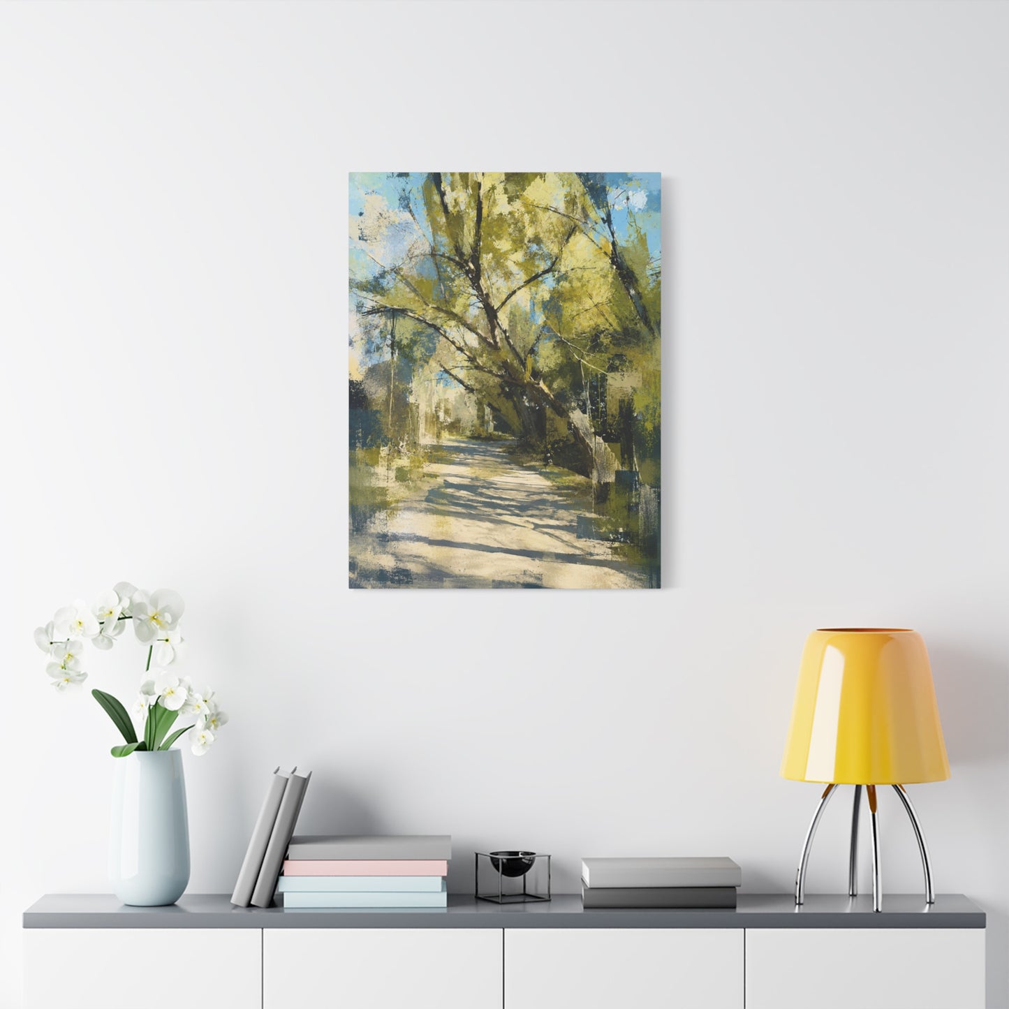 Willow Park Abstract Canvas Print