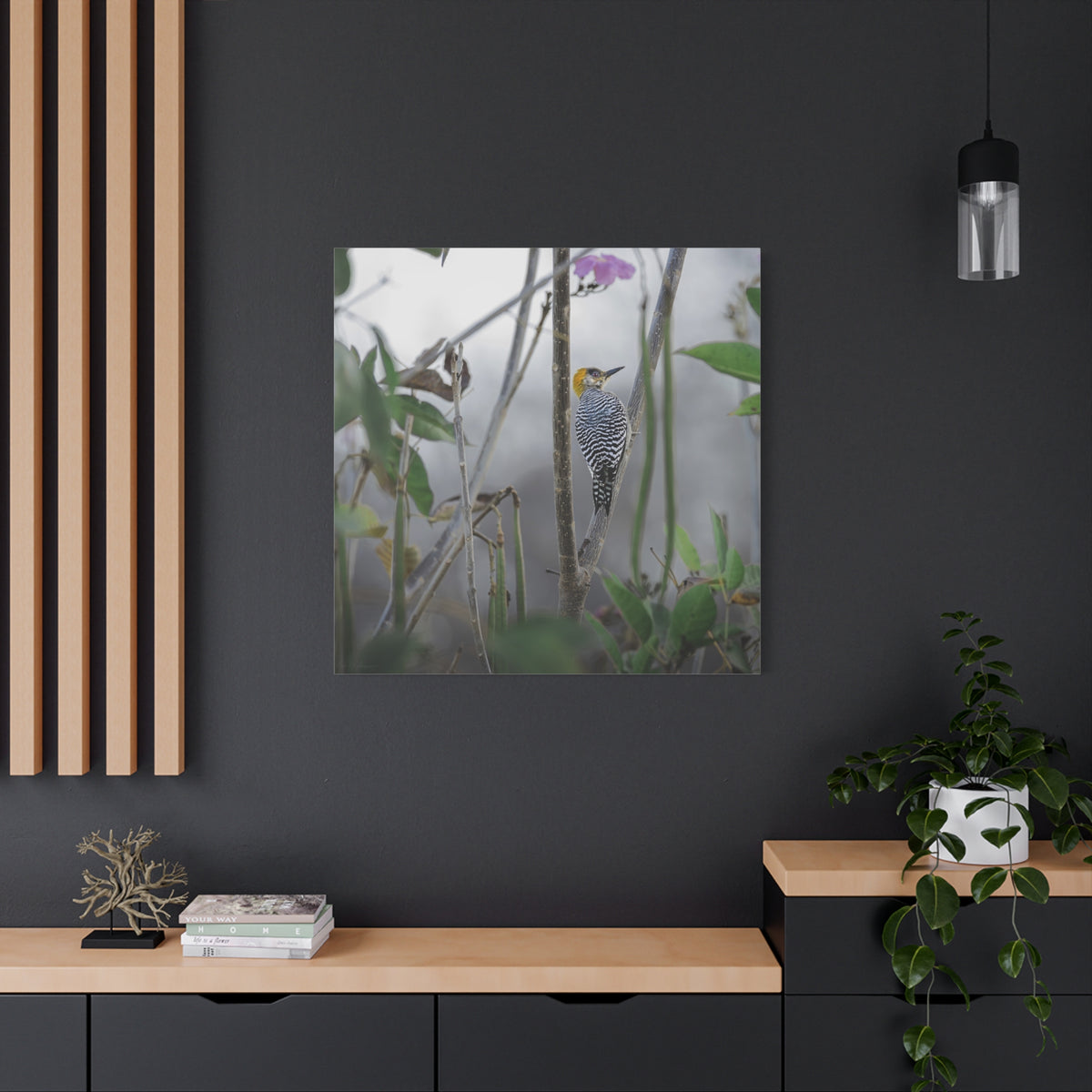 Golden-Cheeked Woodpecker | Canvas Print