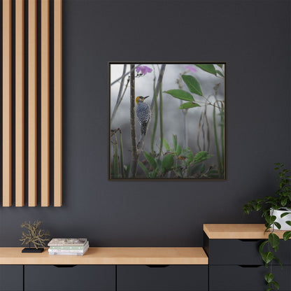Golden Cheek | Framed Canvas