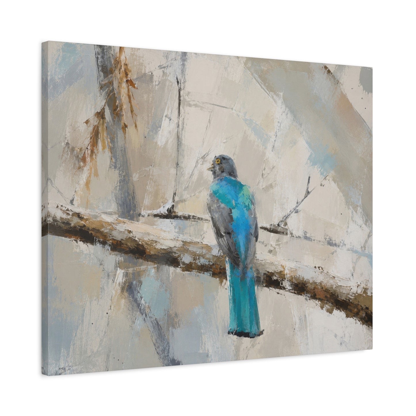 Trogon Abstract Canvas Print