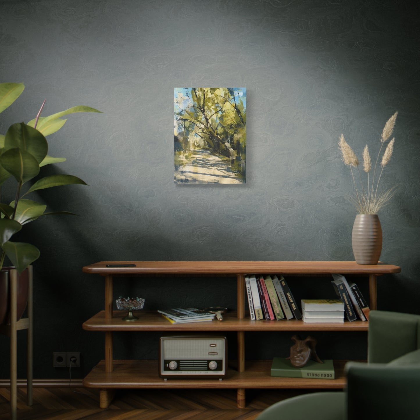 Willow Park Abstract Canvas Print