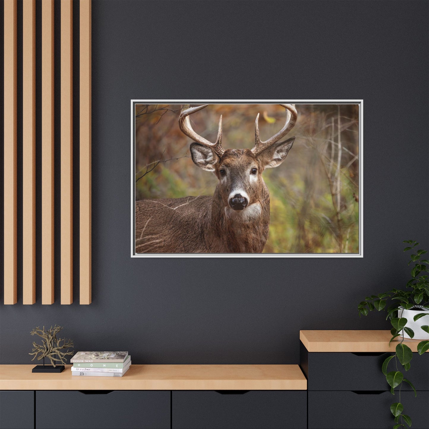 Woodland Buck | Framed Canvas