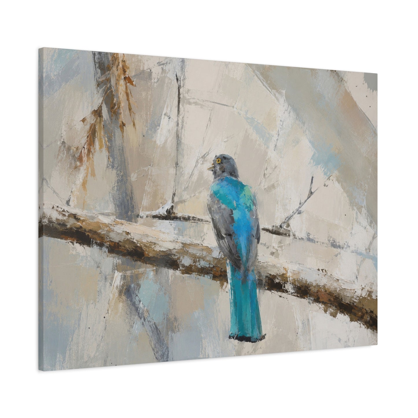 Trogon Abstract Canvas Print