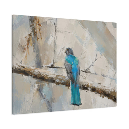 Trogon Abstract Canvas Print