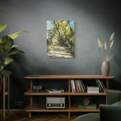 Willow Park Abstract Canvas Print