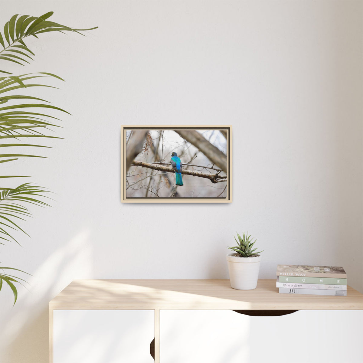 Citrine Trogon | Framed Canvas