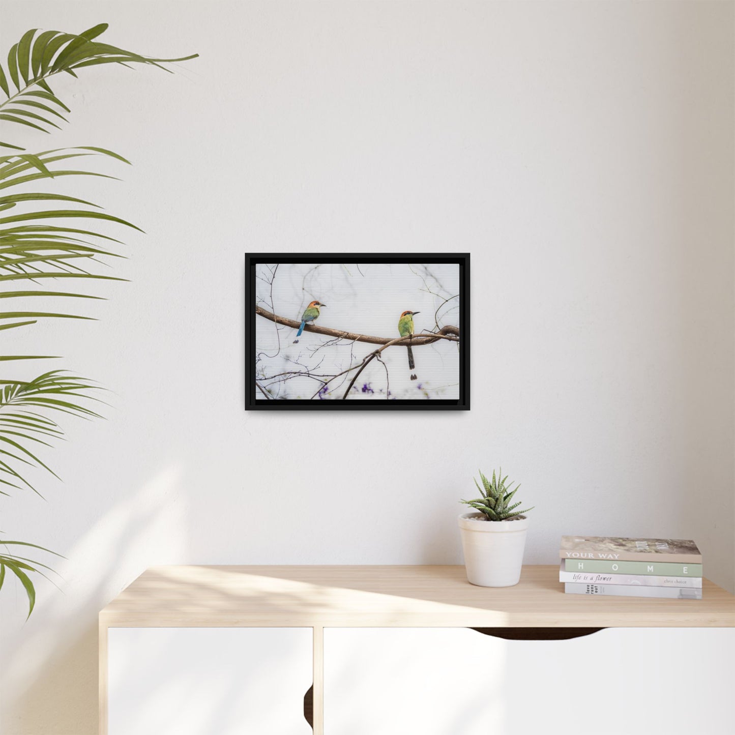 Twin Motmot | Framed Canvas