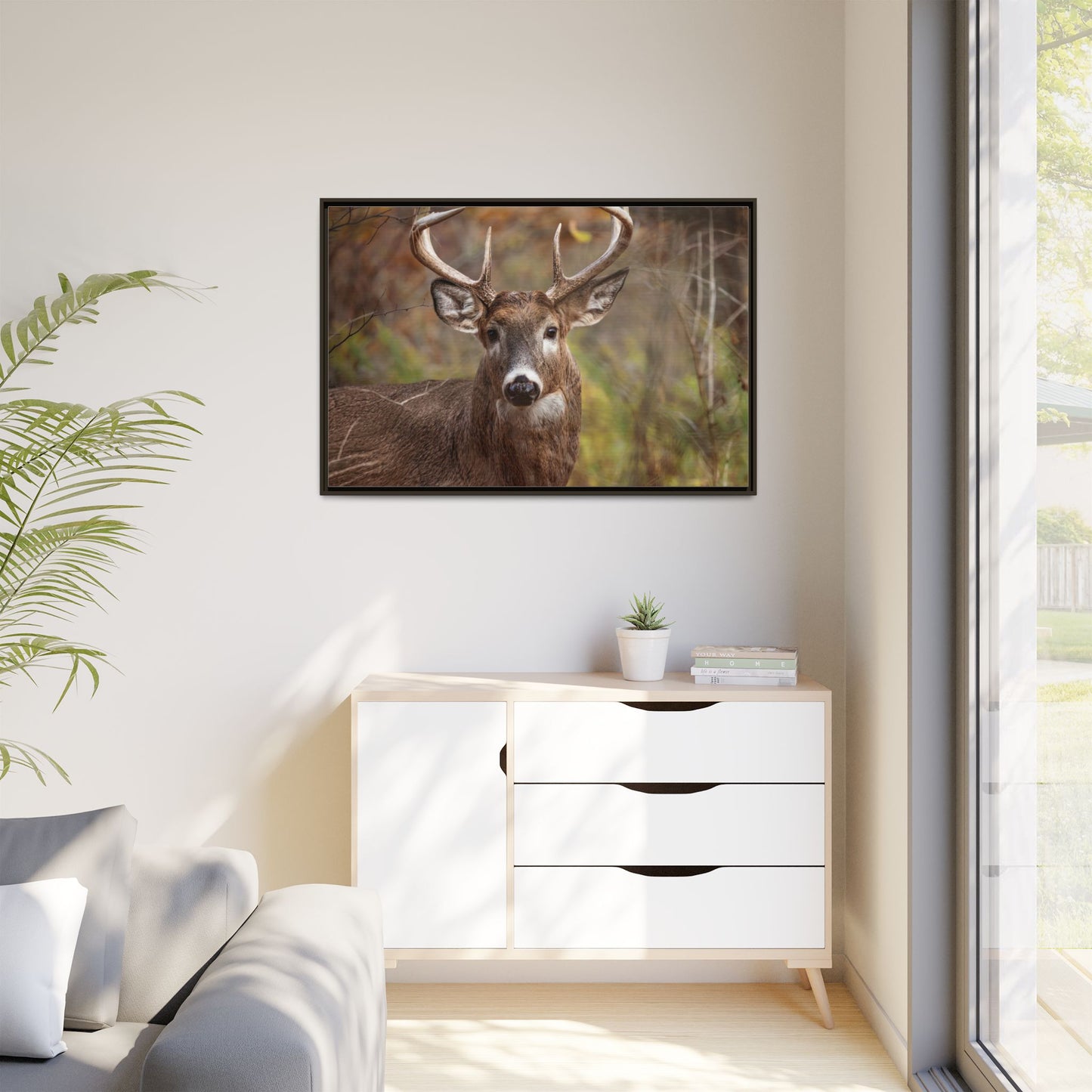 Woodland Buck | Framed Canvas