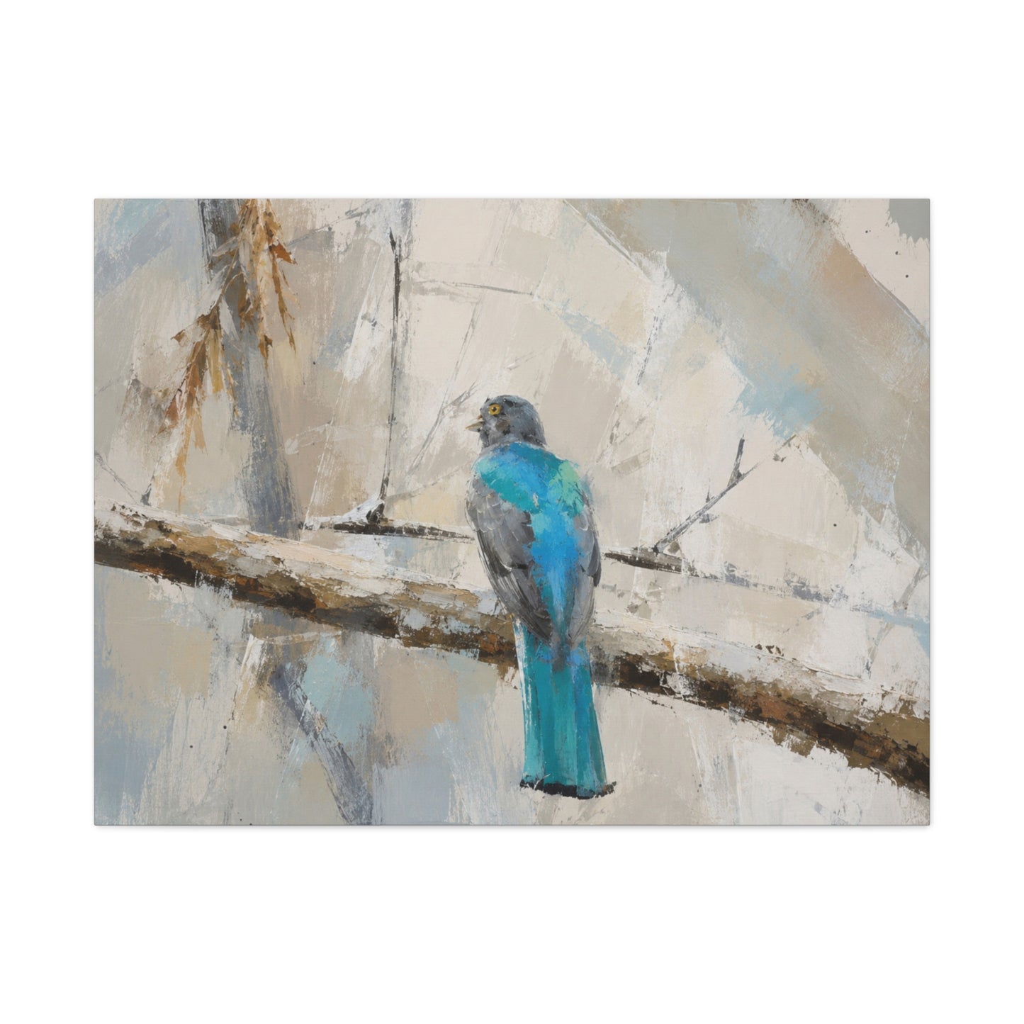 Trogon Abstract Canvas Print