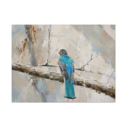 Trogon Abstract Canvas Print