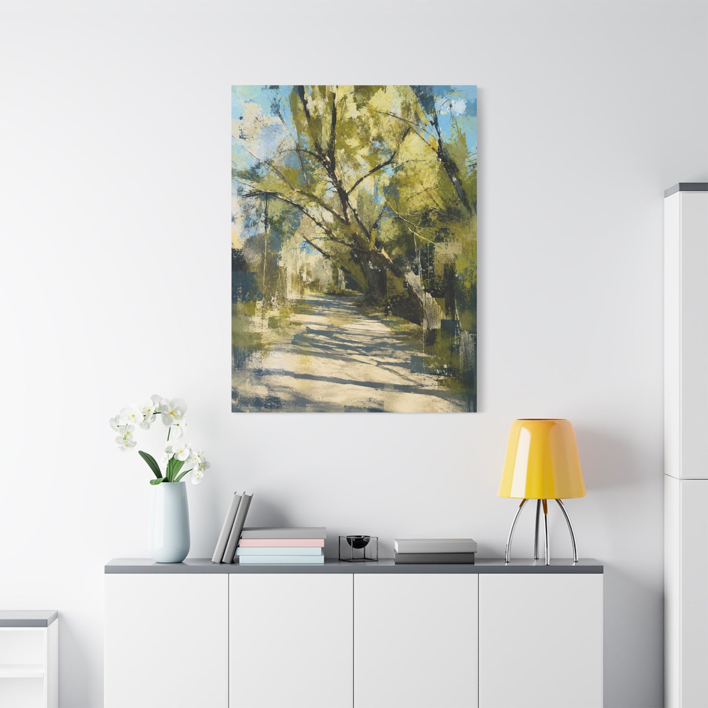 Willow Park Abstract Canvas Print