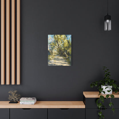 Willow Park Abstract Canvas Print