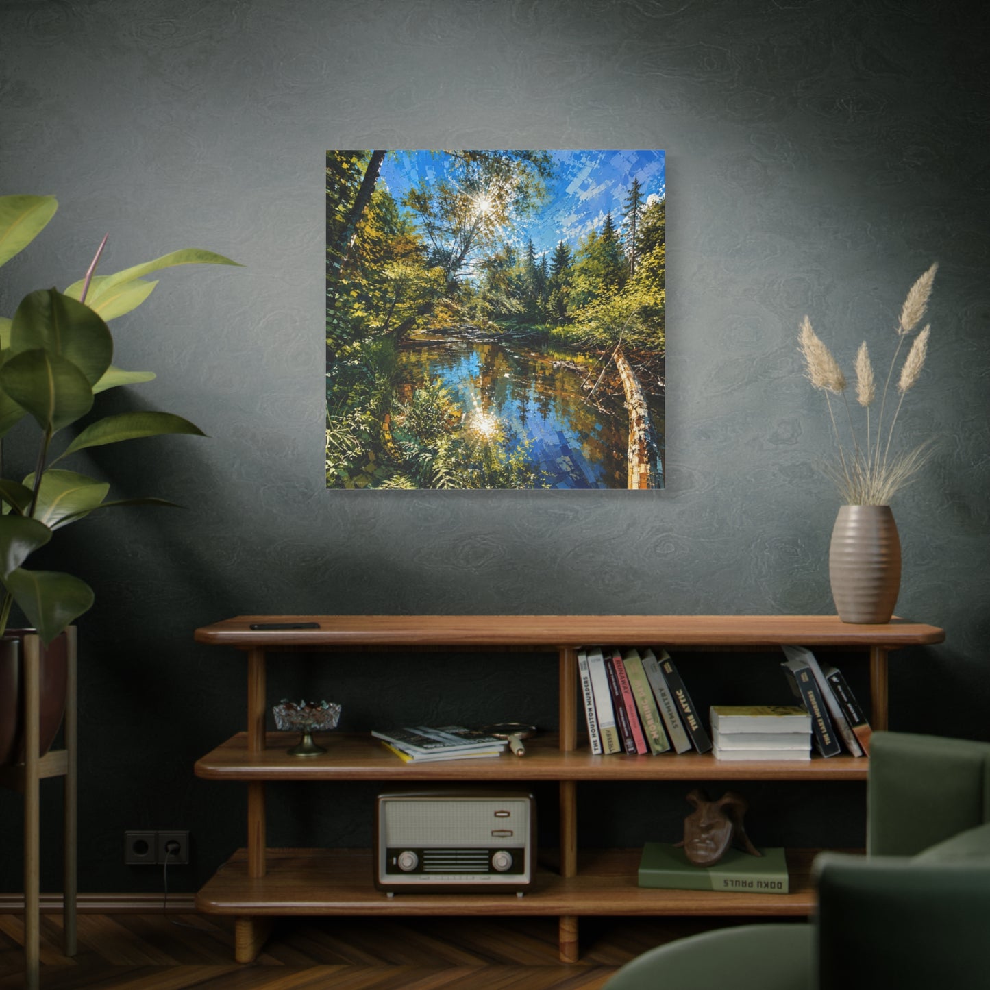 Apsley River Abstract Canvas Print