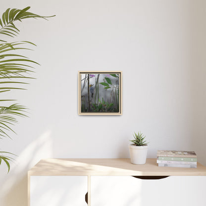 Golden Cheek | Framed Canvas