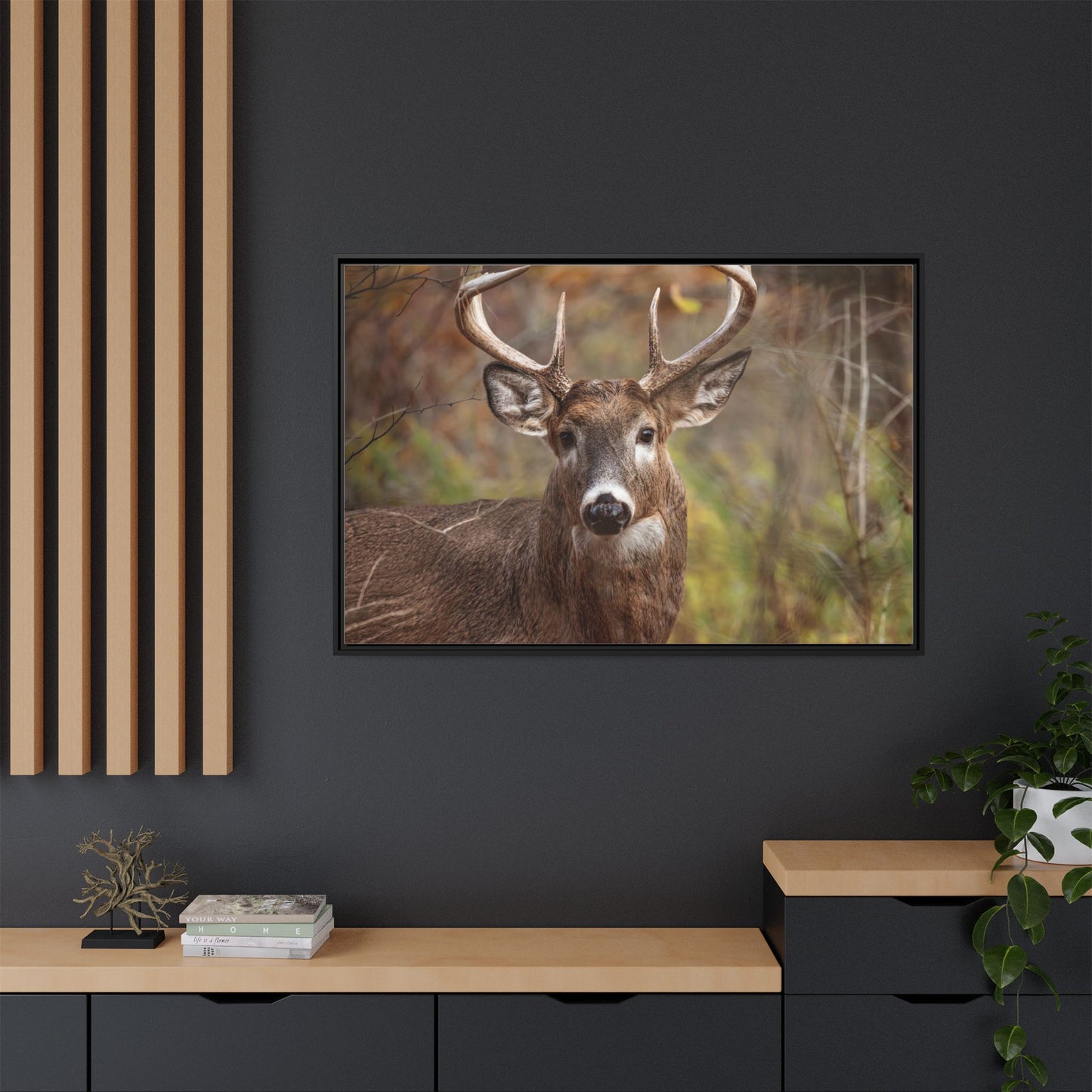 Woodland Buck | Framed Canvas