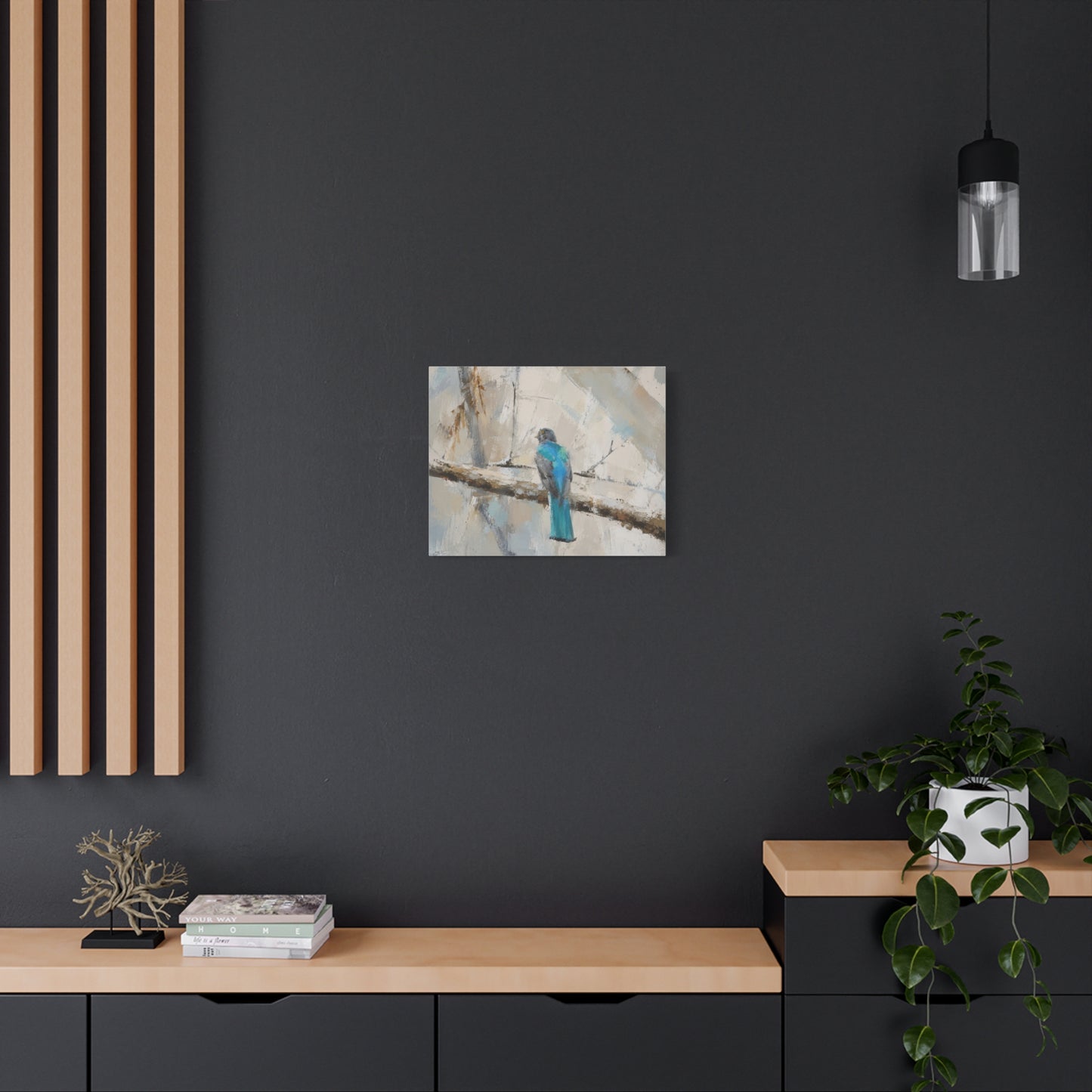 Trogon Abstract Canvas Print