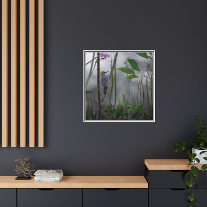 Golden Cheek | Framed Canvas