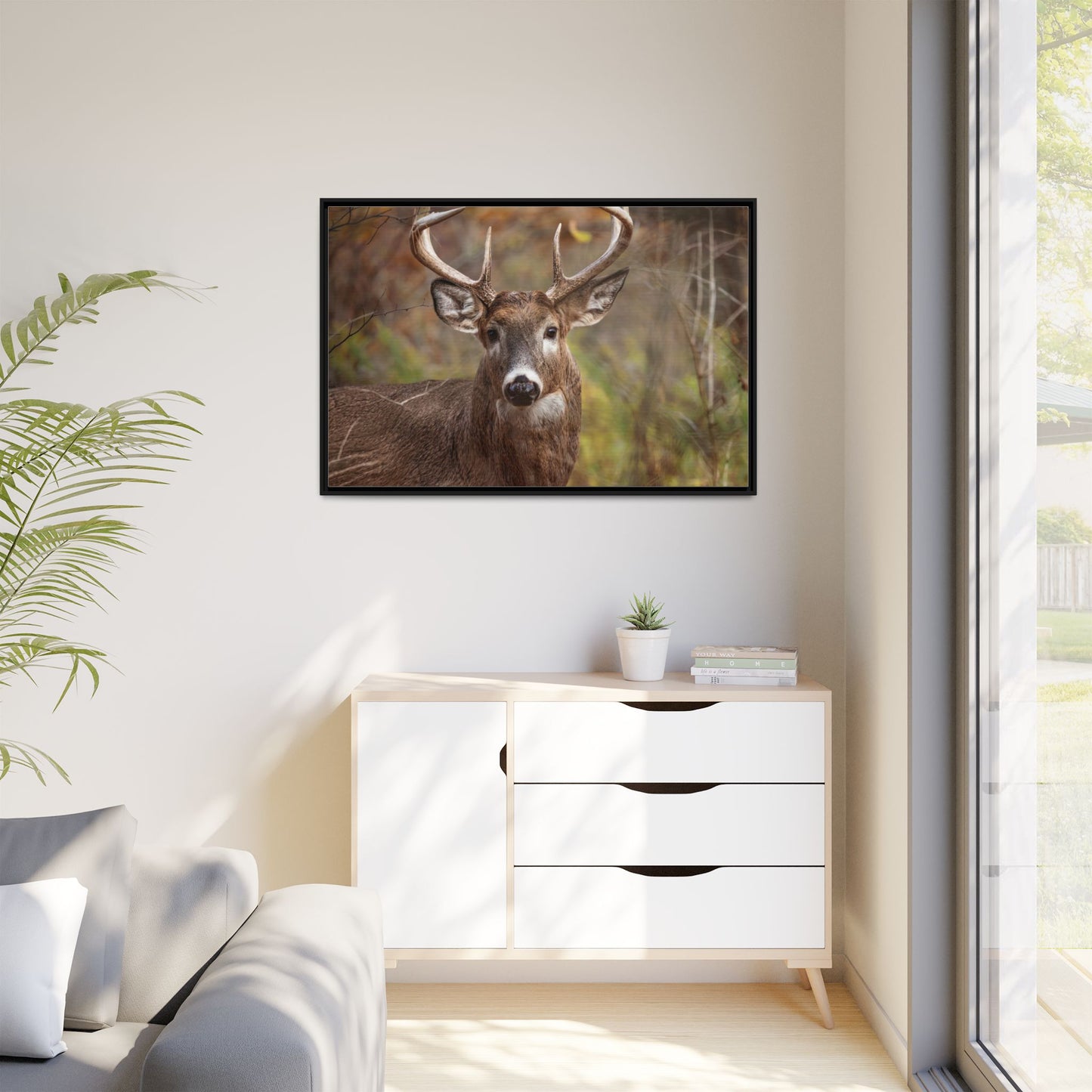 Woodland Buck | Framed Canvas