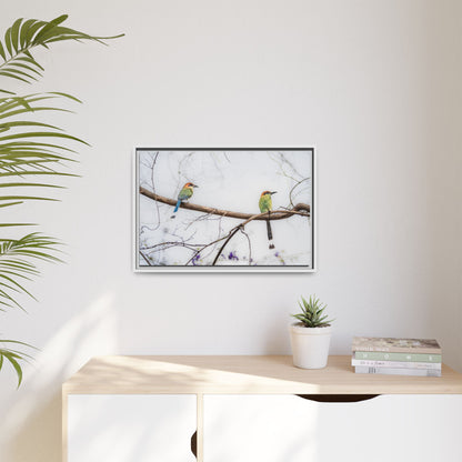 Twin Motmot | Framed Canvas