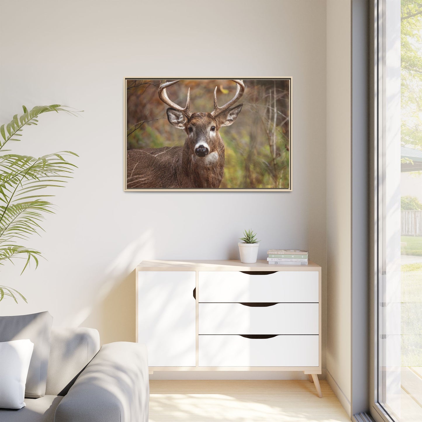 Woodland Buck | Framed Canvas