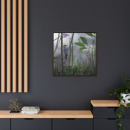Golden Cheek | Framed Canvas