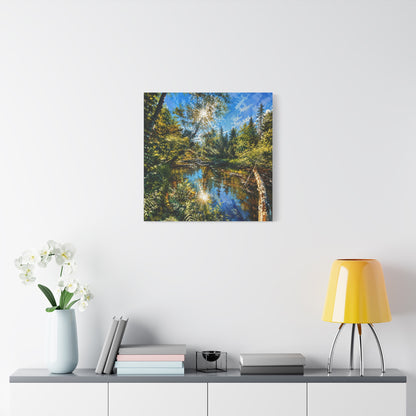 Apsley River Abstract Canvas Print