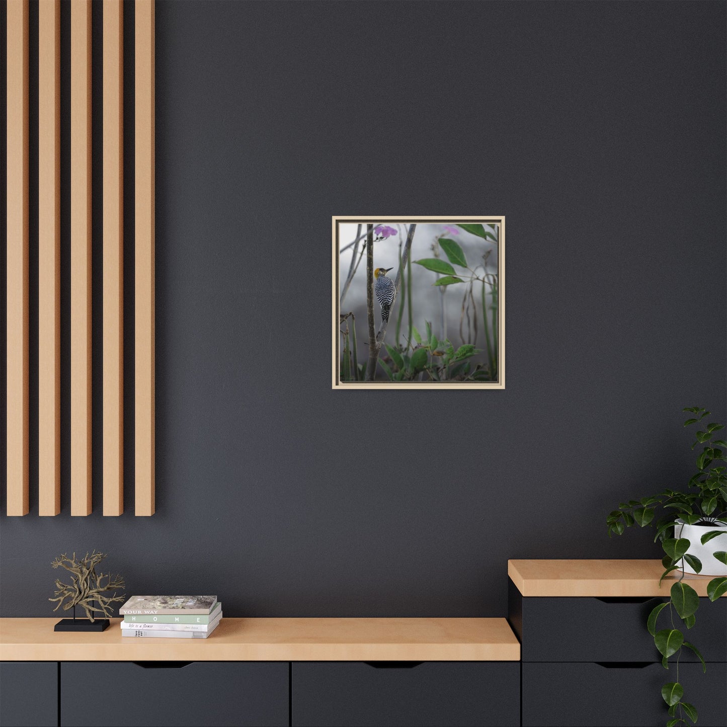 Golden Cheek | Framed Canvas
