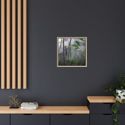 Golden Cheek | Framed Canvas