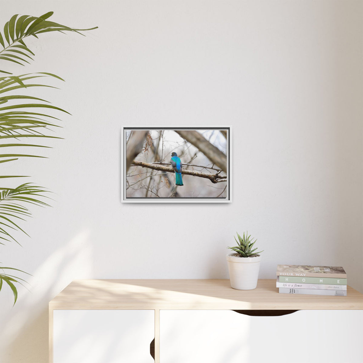Citrine Trogon | Framed Canvas