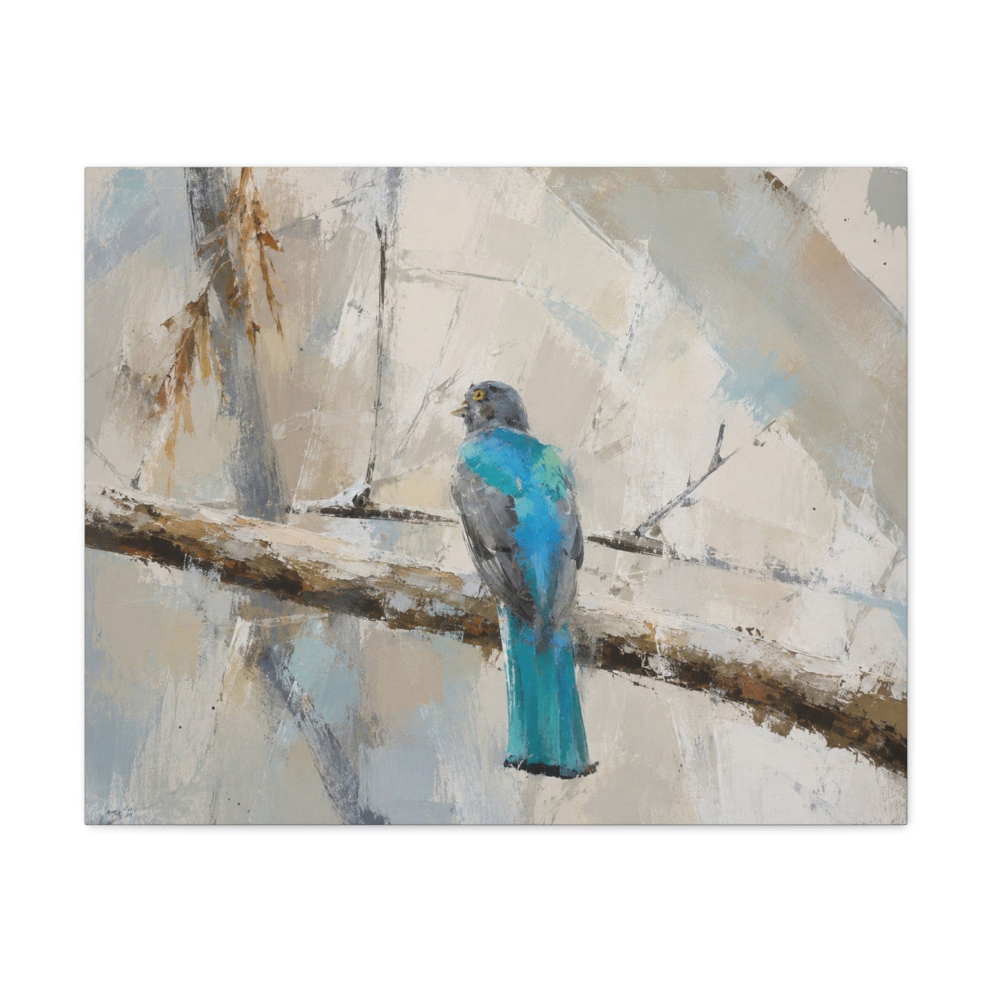 Trogon Abstract Canvas Print