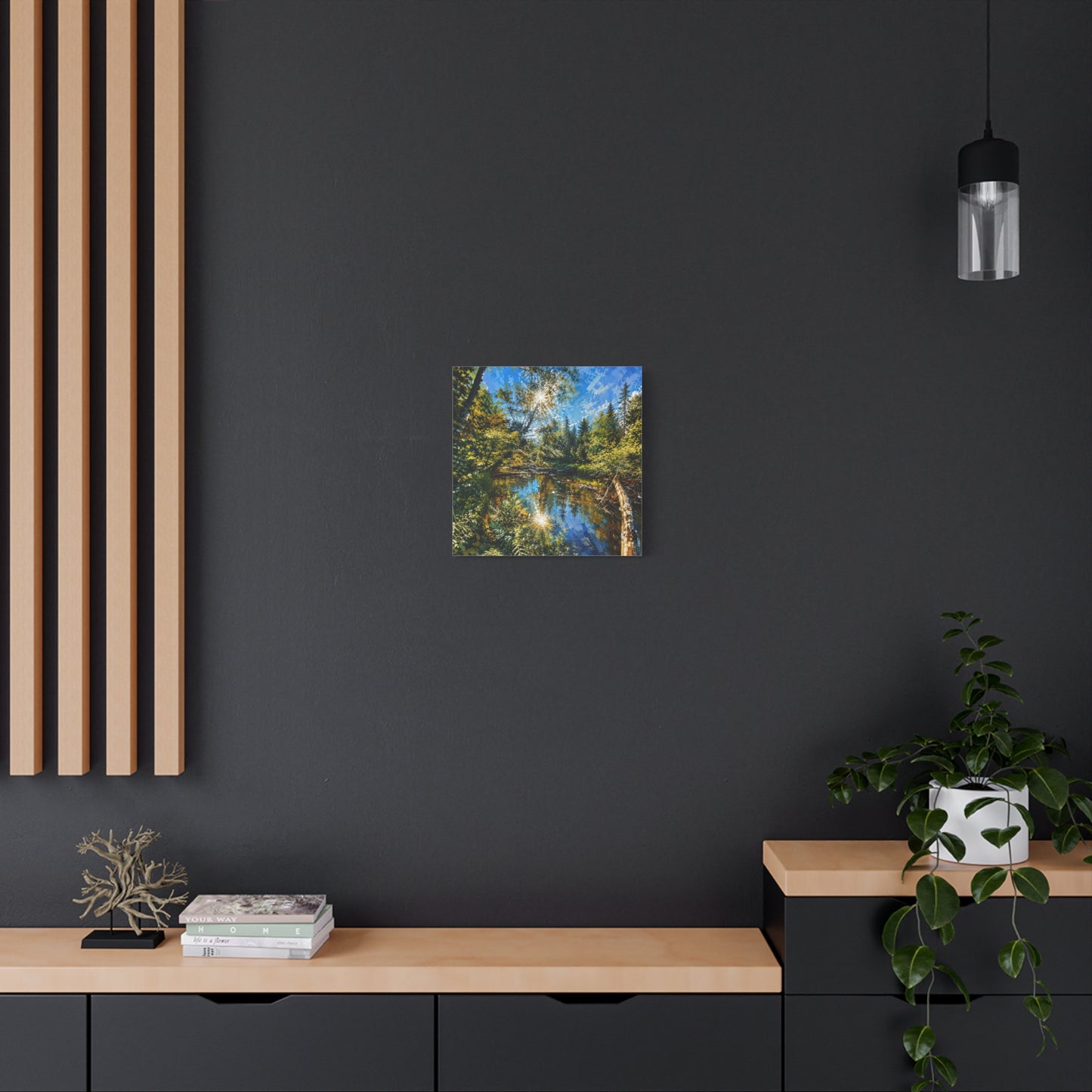 Apsley River Abstract Canvas Print