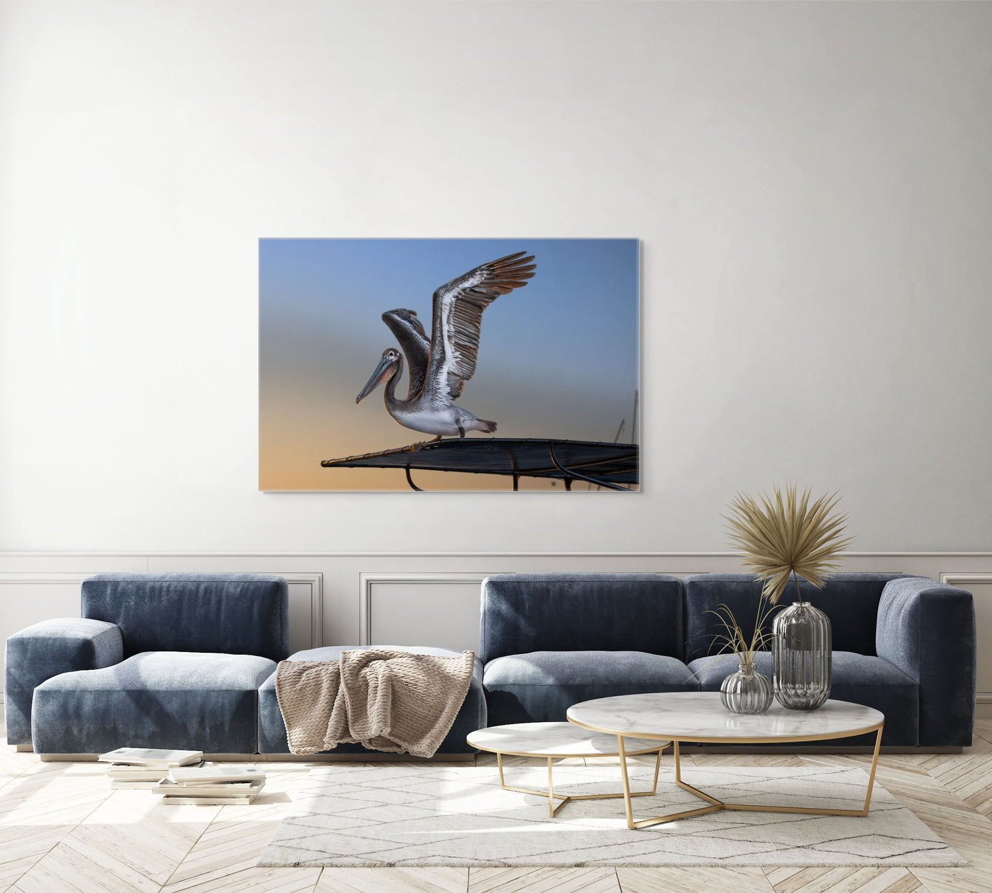 Coastal Pelican | Canvas Print