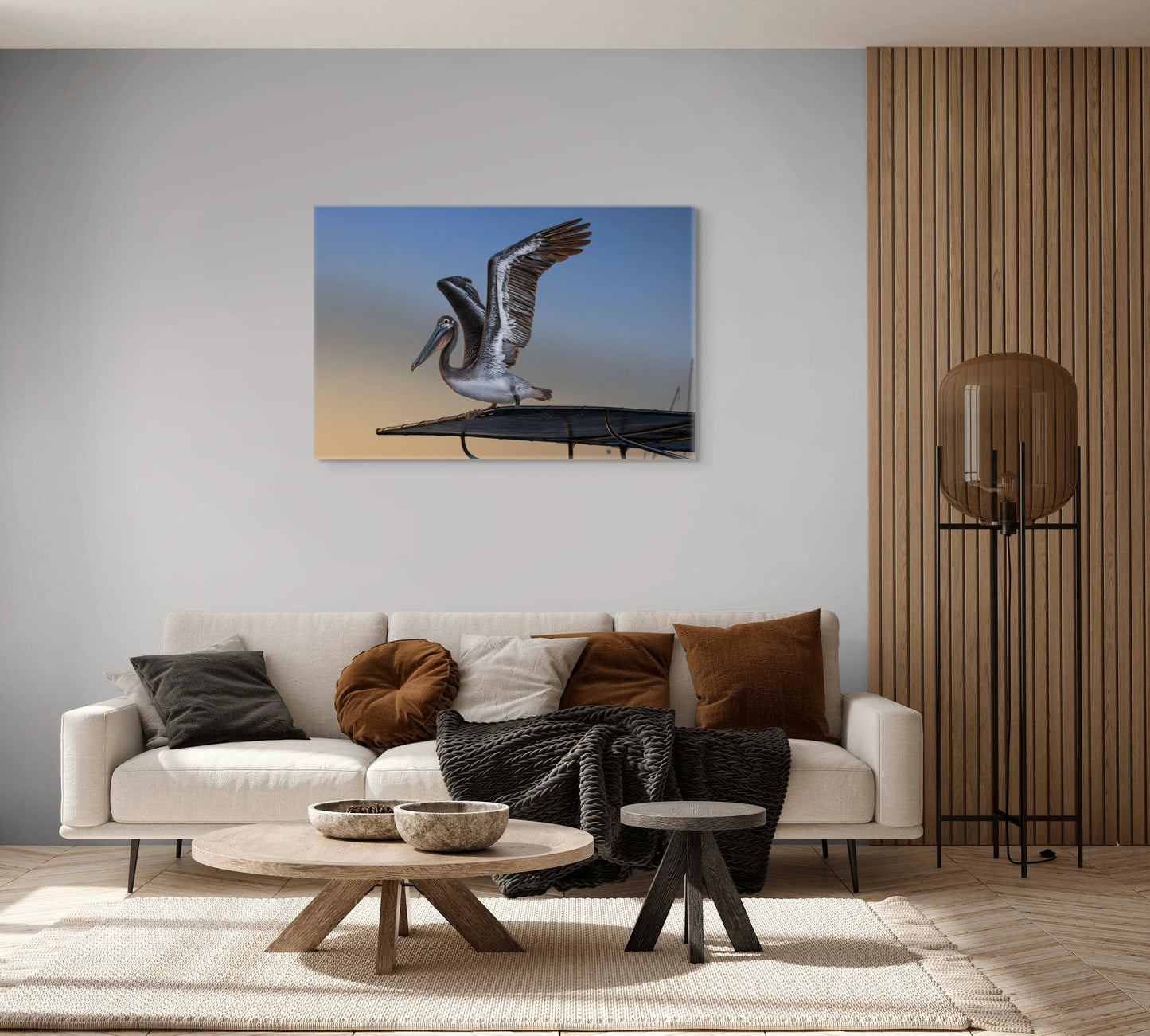 Coastal Pelican | Canvas Print