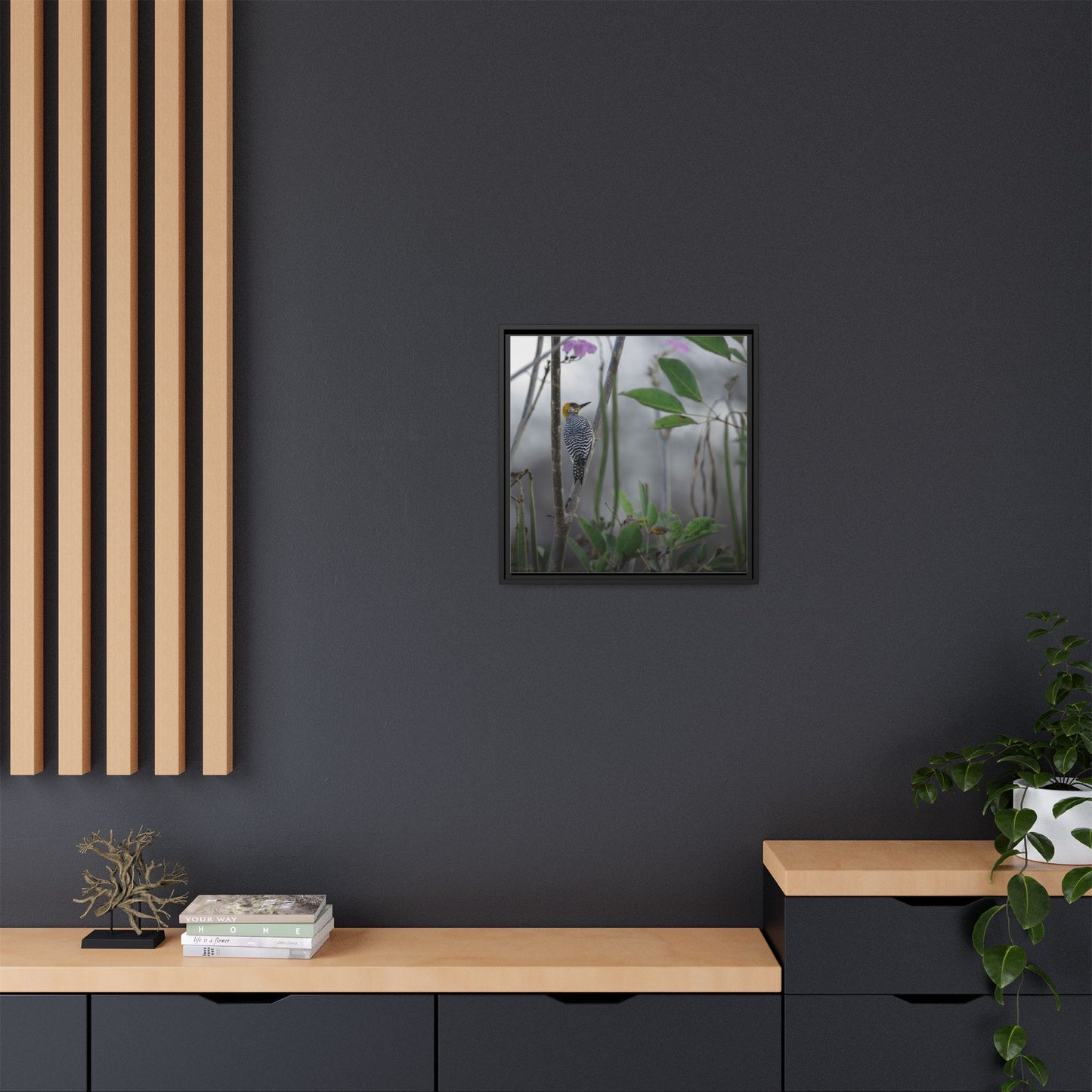 Golden Cheek | Framed Canvas