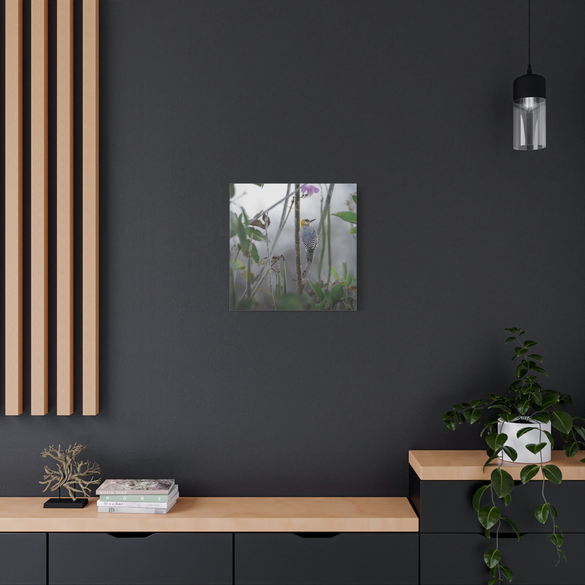 Golden-Cheeked Woodpecker | Canvas Print
