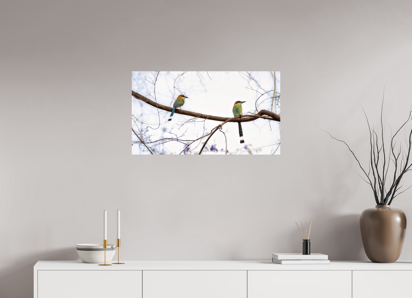 80 x 45 cm, Photo Print On Fuji Crystal DP II, Glossy TWIN MOTMOTS